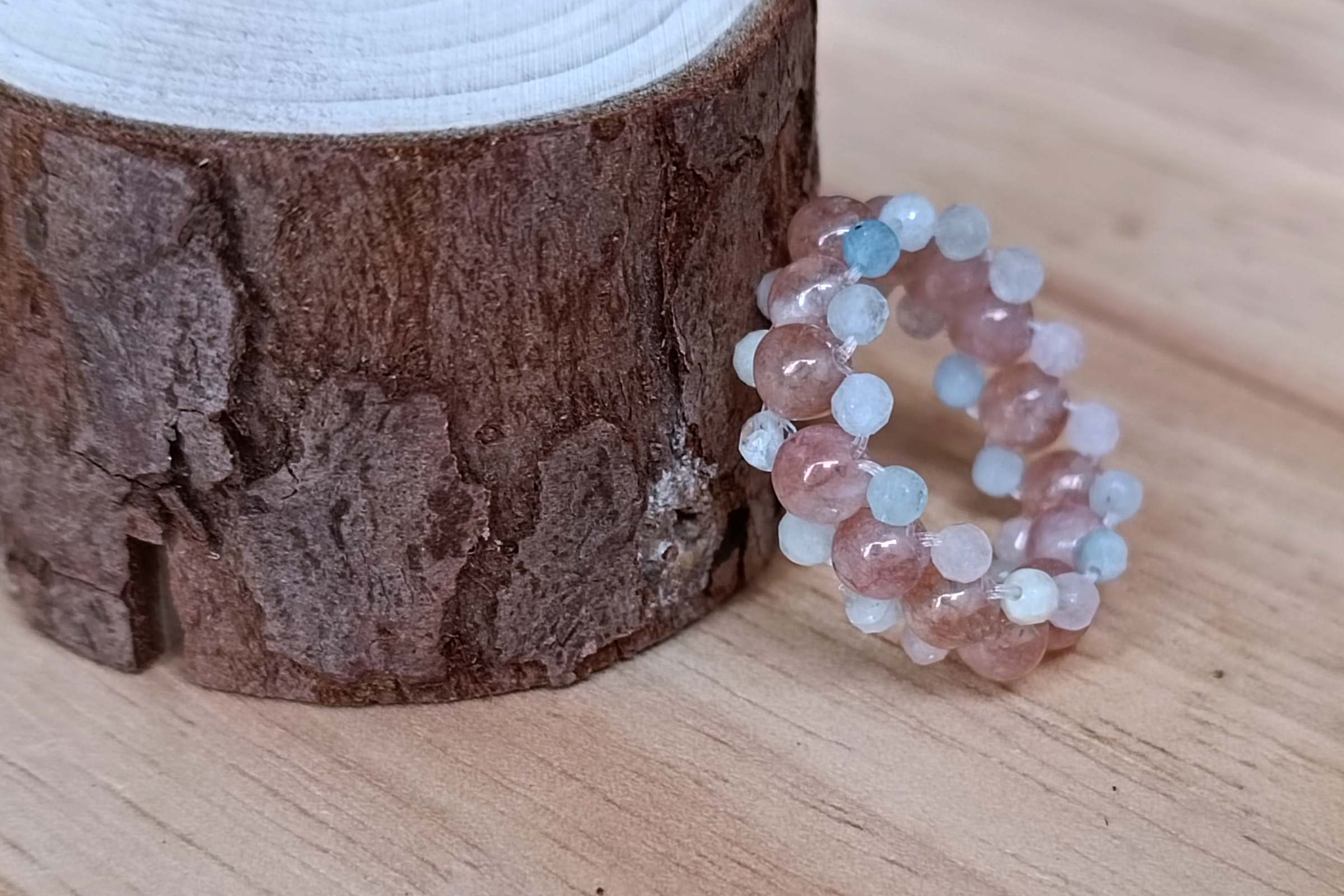 "MeMe" Collection แหวนถักหินแท้ Sunstone + Morganite ส่งพลัง Boost Energy เสริมความเป็นผู้นำ