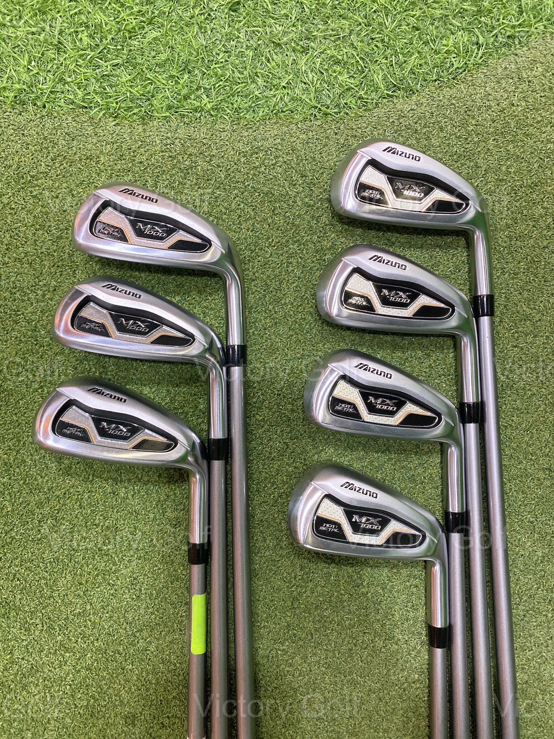 Iron Set Mizuno MX1000 Hot Metal 4-8, Pw ,Gw (7pcs.) (EXSAR IS4/S/TQ: 3.5) 65g.