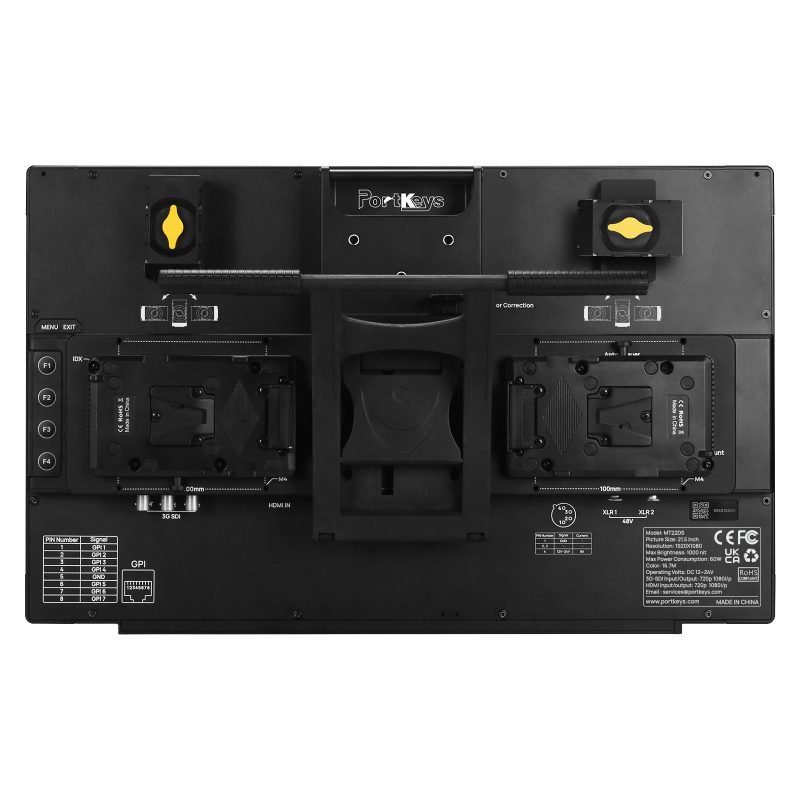 Portkeys MT22DS P3: จอภาพ Master Monitor ขนาด 21.5 นิ้ว ระดับมืออาชีพ พร้อม 3G-SDI & HDMI 4K, Dual SDI Output และ Rec.709/DCI-P3 Color Gamut