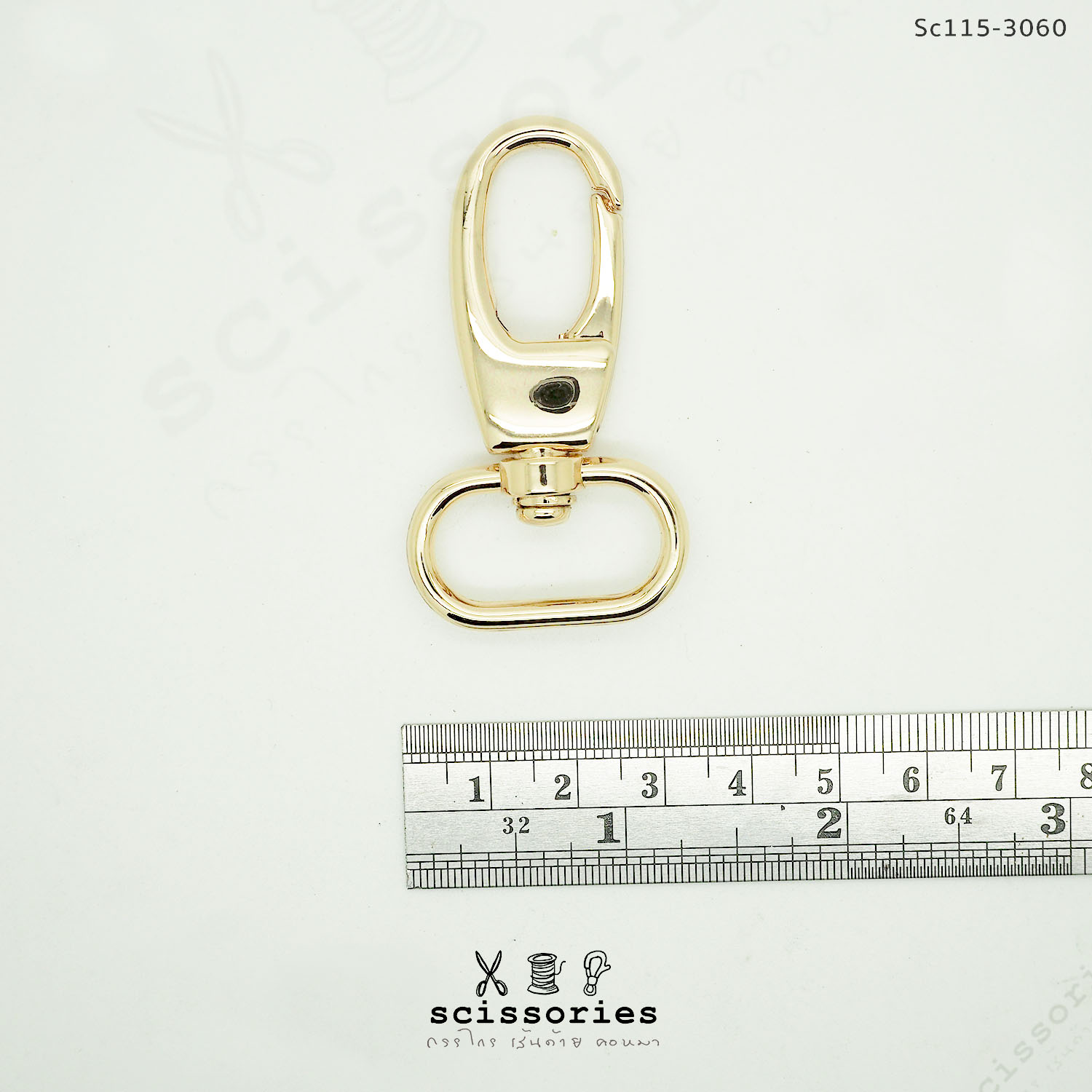 คอหมา 1 in สีทอง /2 ตัว เกรด A