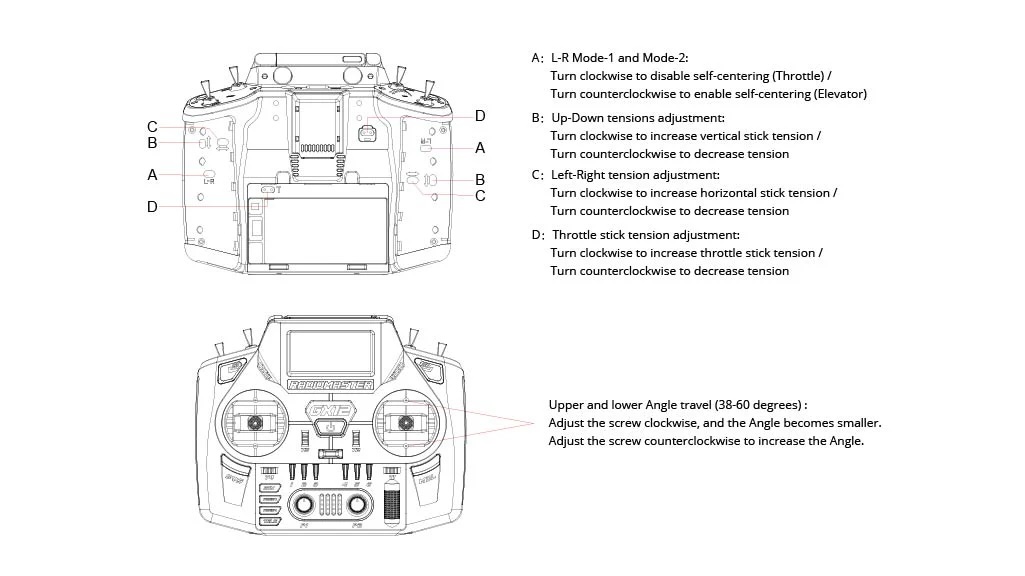 RadioMaster GX12 Dual-Band Gemini-X Radio Controller (M2) วิทยุบังคับ เครื่องบิน รถบังคับ อุปกรณ์โดรน Drone