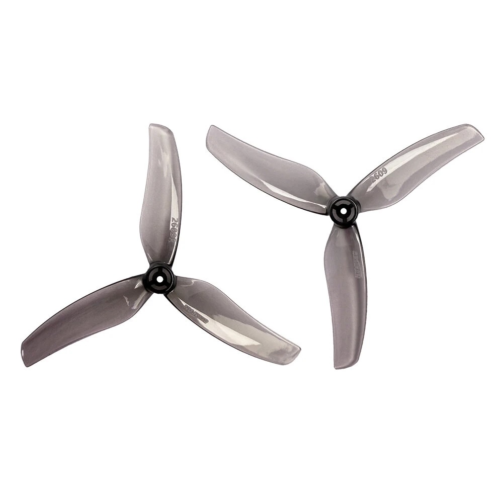 2.5-G14 GEMFAN 2609 8 ชิ้น 2.6 Inch 3-blades PC Propeller 1.2mm 1.5mm Hole Shaft ใบพัด fpv racing drone freestyle