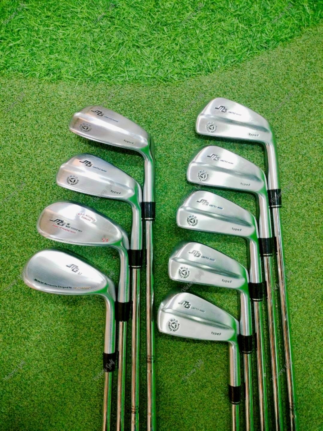 Iron Set MIURA Y Grind MG Model Type F 4-9,Pw,Aw,Sw (9 pcs.) (DMG Shaft / S/ TQ: 1.7 ) ( LIMITED Edition ) ปี 2015