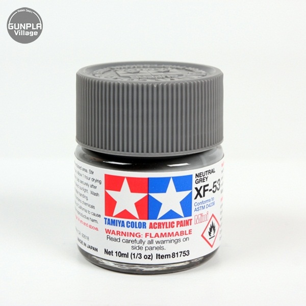 Tamiya 81753 Acrylic Mini XF-53 Neutral Grey 45035791 4950344069828 (สี)