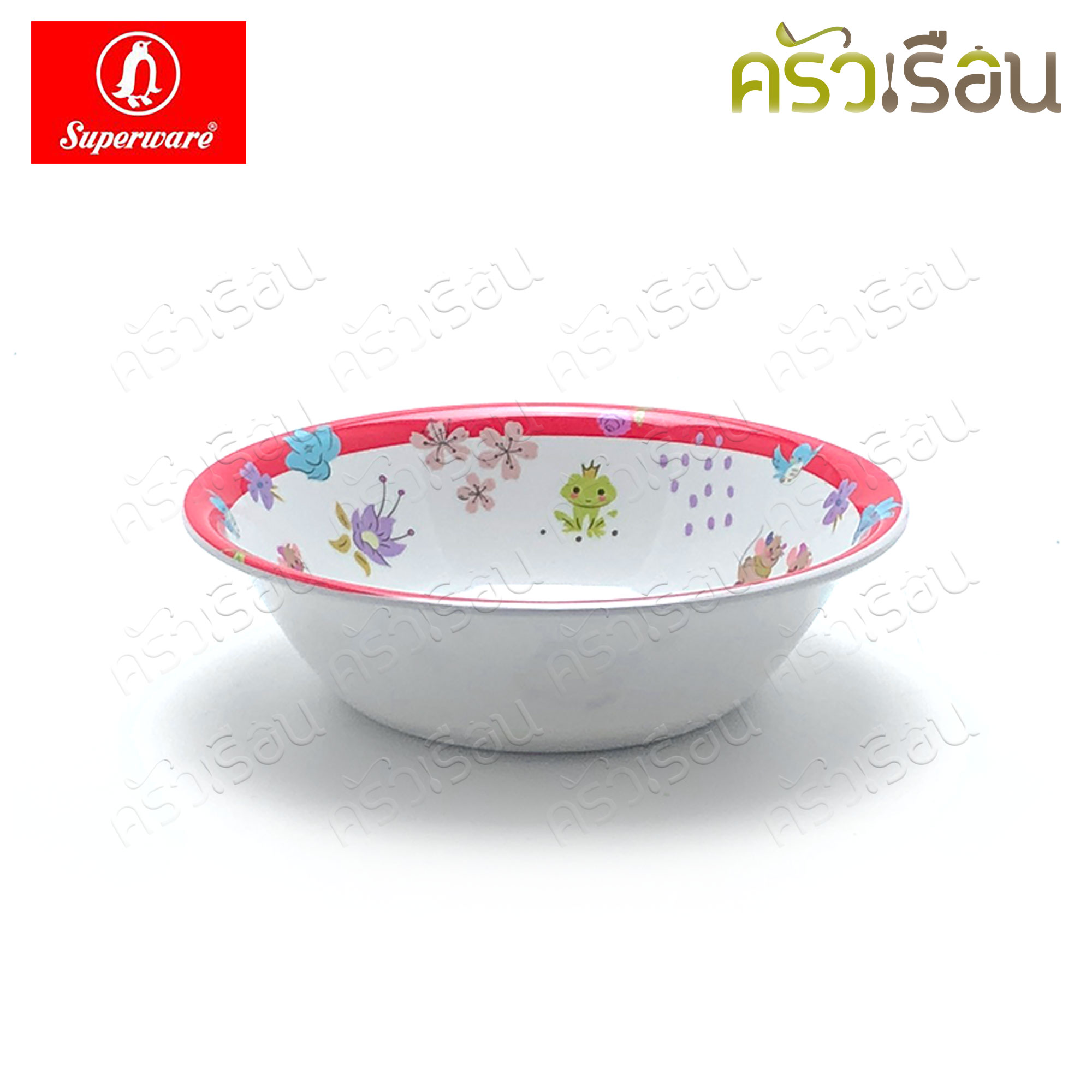 Superware ลาย Heart of Princess เจ้าหญิง Disney [ ราคาต่อชิ้น ] จาน หรือ ชาม หรือ ช้อนส้อม หรือ แก้วน้ำ เมลามีน