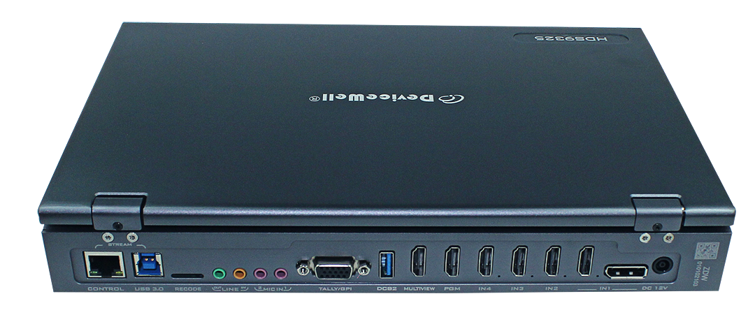 DeviceWell HDS9325: เครื่องสลับสัญญาณวิดีโอ 5 ช่อง แบบ All-in-One รองรับ 4K Input พร้อม Live Streaming, บันทึก และ Keying ขั้นสูง