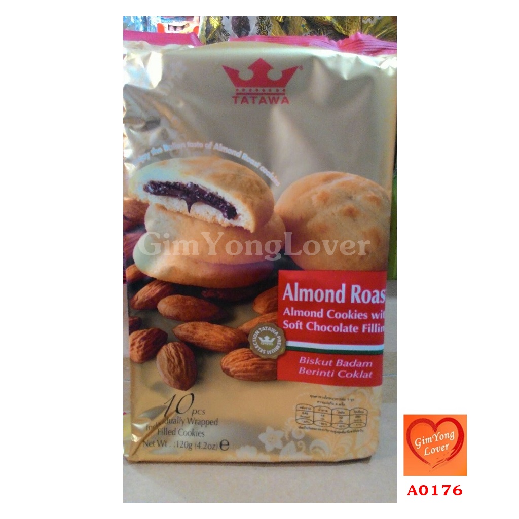 TATAWA คุกกี้อัลมอนต์ไส้ครีมช็อคโกแลต (TATAWA Almond Roast Cookies)