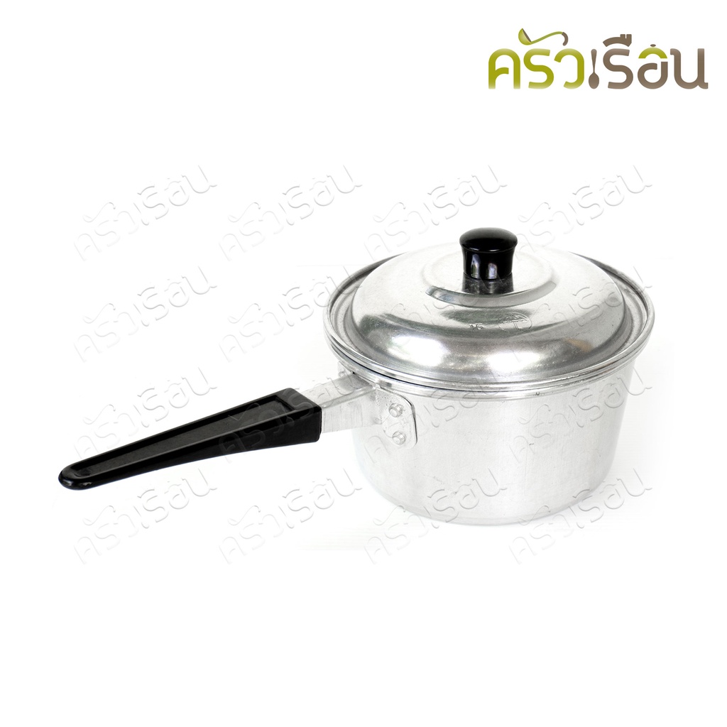 ตราร่ม หม้อด้าม อลูมิเนียม ราคาต่อใบ ตามขนาดที่เลือก หม้อ หม้อโจ๊ก หม้ออุ่น หม้อหาง หม้อต้ม