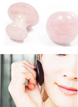 กัวซาเห็ดหยกนวดหน้า ( Jade Mushroom Facial Massages)