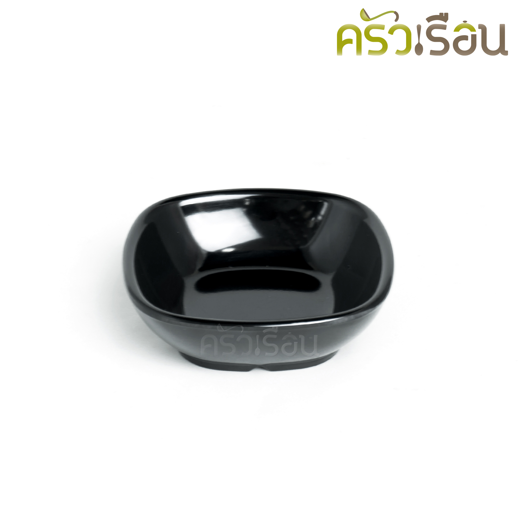 Figures ถ้วยน้ำจิ้ม สี่เหลี่ยมมุมมน เมลามีน 3 นิ้ว [ 7 x 2 ซม. ] D884-3