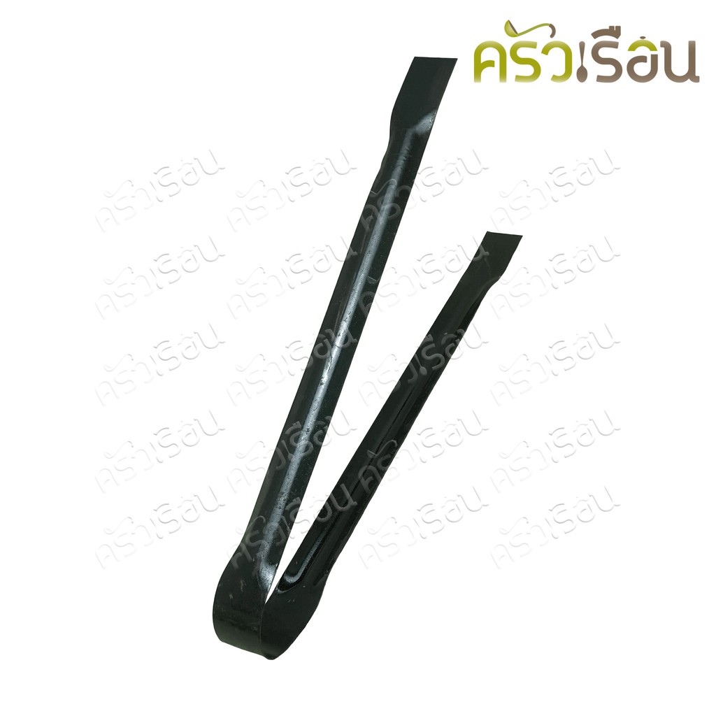 ที่คีบถ่าน คีบถ่าน ปากเป็ด เบอร์ 3 ขนาด 39.5 x 3 ซม. คีบขยะ เหล็กชุบ สีลอกเป็นปกติ