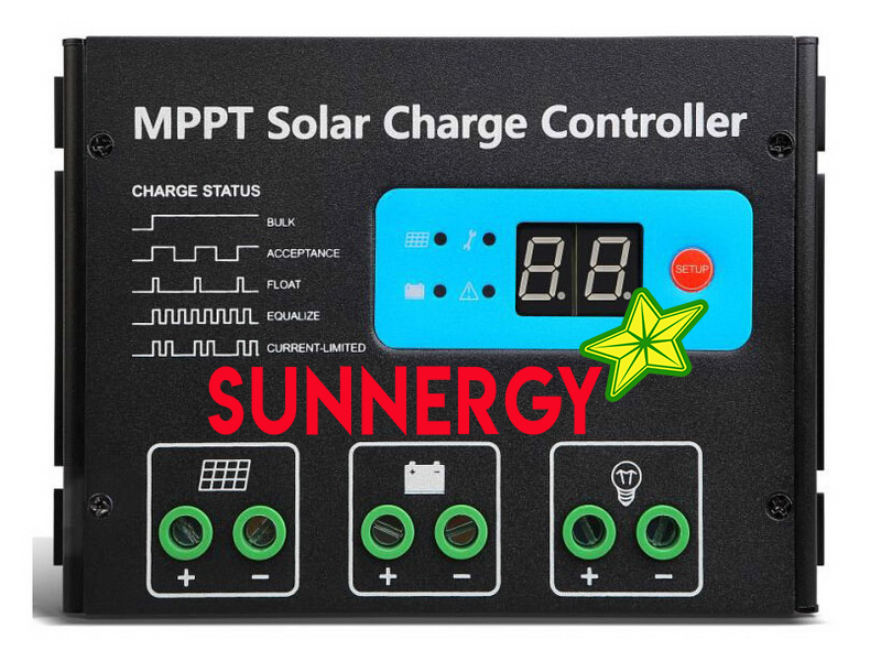 ตัวควบคุมการชาร์จแบตเตอรี่ แบบ MPPT ขนาด 20A 12/24V (Max Volt Input: 150V) SR-MT2420