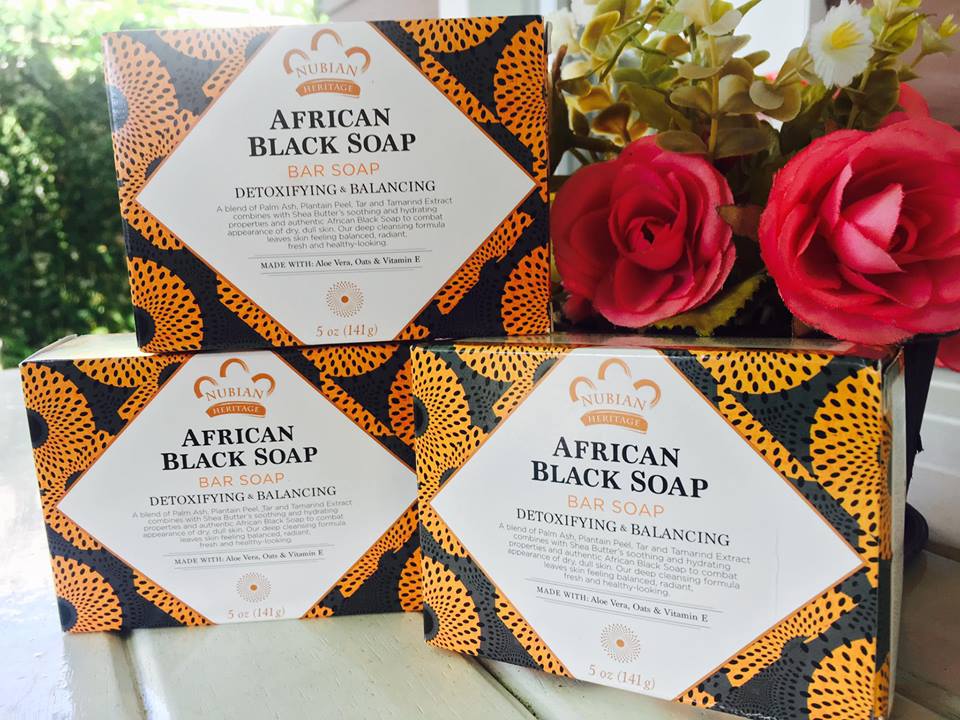 African Black Soap Bar สบู่ดำรักษาสิว
