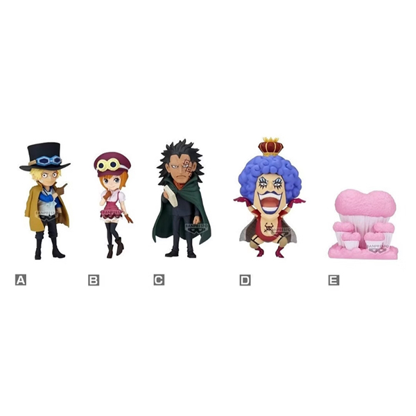 Banpresto (ครบ Set 5 กล่อง) WCF One Piece World Collectable Figure - Kamabakka Queendom 4983164290912 (Figure)