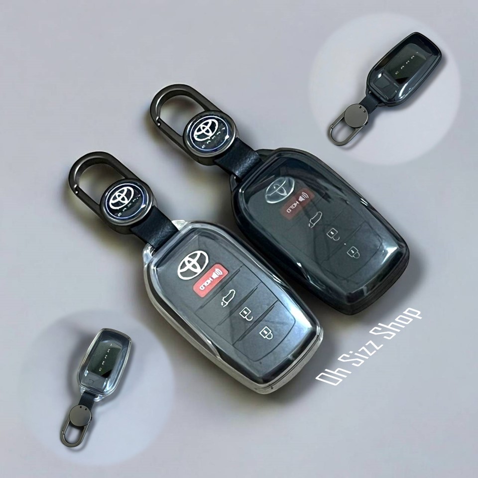 เคสรีโมทรถ Toyota Camry 2025 All New ครอบรีโมท 360 องศา หุ้มทั้งหมด (2023 Ultra Thin See Through Transparent TPU Key Case)