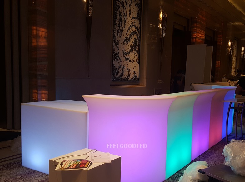 RENT/ให้เช่า: เคาน์เตอร์บาร์ LED เรืองแสง รุ่น GD(5.2m)