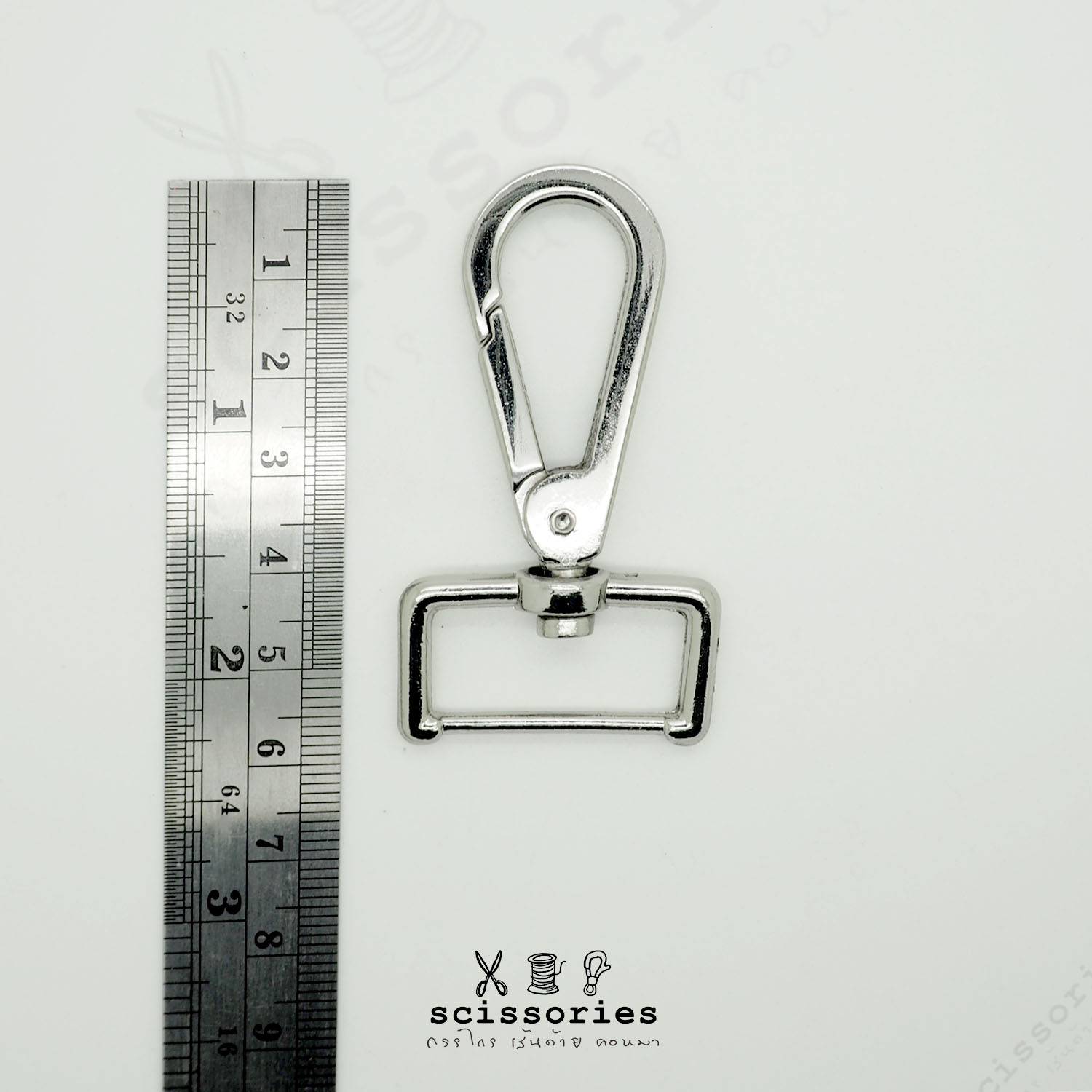 คอหมา 1 in สีเงิน/2 ตัว