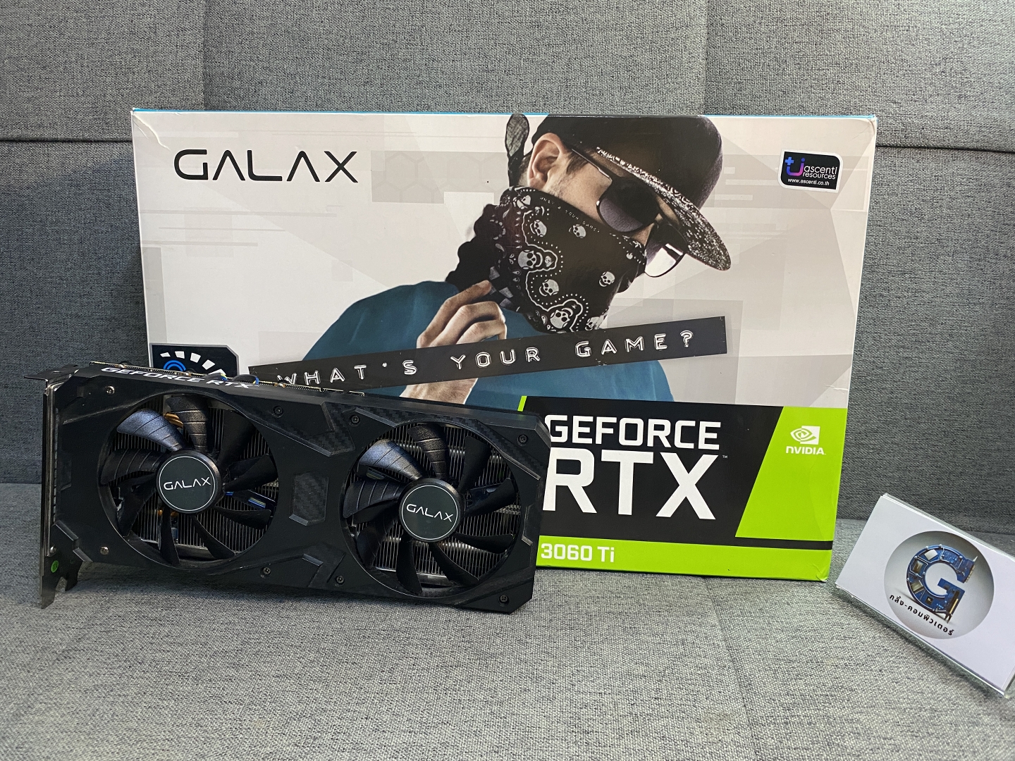 การ์ดจอ NVIDIA RTX 3060 Ti 8GB GDDR6 GALAX 1-CLICK LHR OC