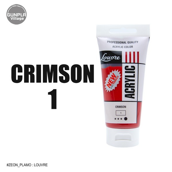 Louvre Acrylic 001 Crimson 80 ml LOUVRE 8851596080011