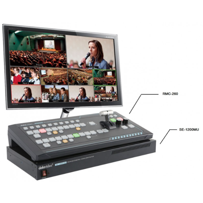 6-CH VIDEO SWITCHER WITH CONTROL PANEL