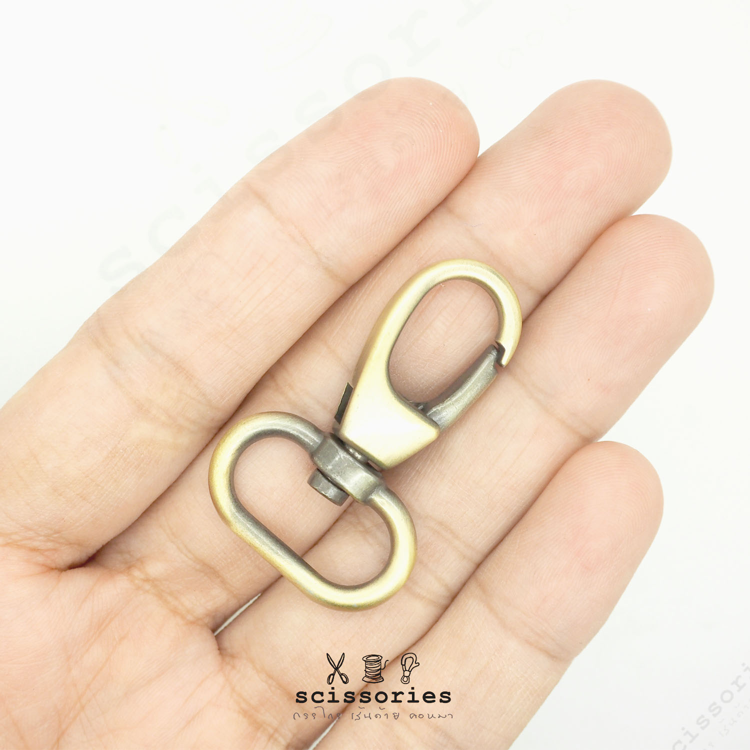 คอหมา 1.5cm 6 หุน สีเหลืองปัด/2 ตัว