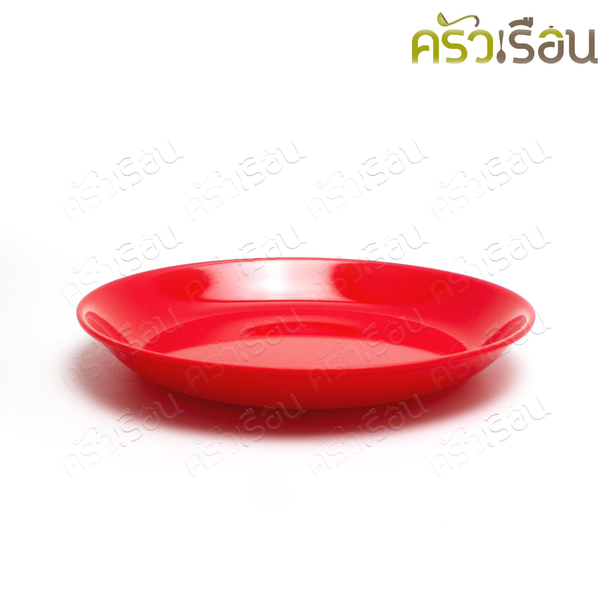 SB จานกลม สีแดง เมลามีน รุ่น P282 [ ราคาต่อใบ ] ถาดแดง ถาดไหว้เจ้า