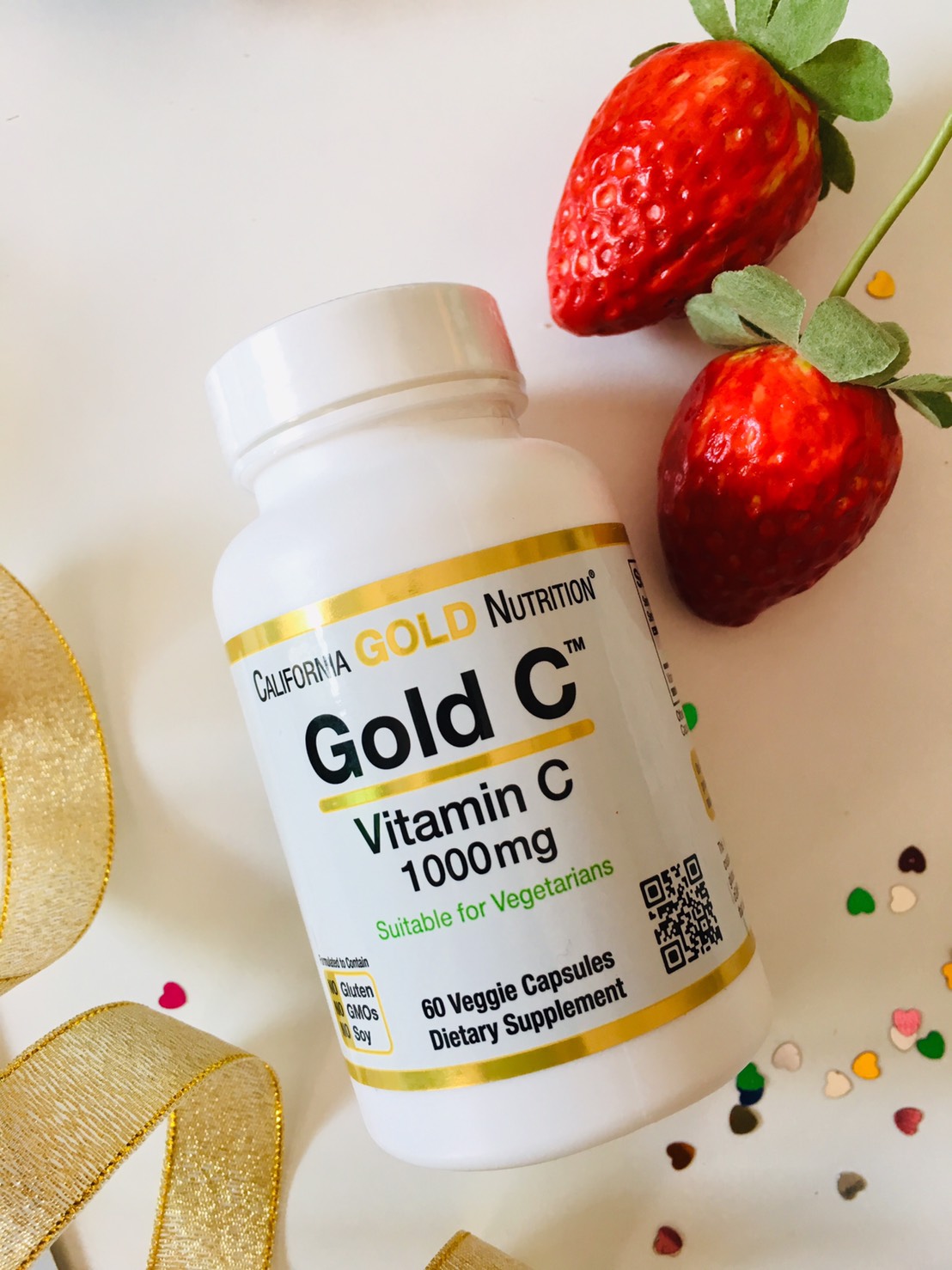 California Gold Nutrition ,Vitamin C 1,000 mg 60 เม็ด ช่วย #ผิวเด้ง เนียนใส #ช่วยโรคภูมิแพ้ #ป้องกันหวัด