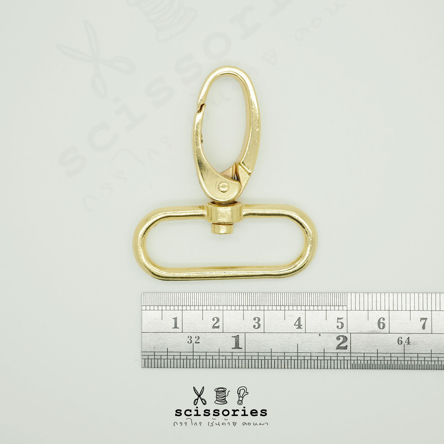 คอหมา 1.5in สีทอง/2 ตัว