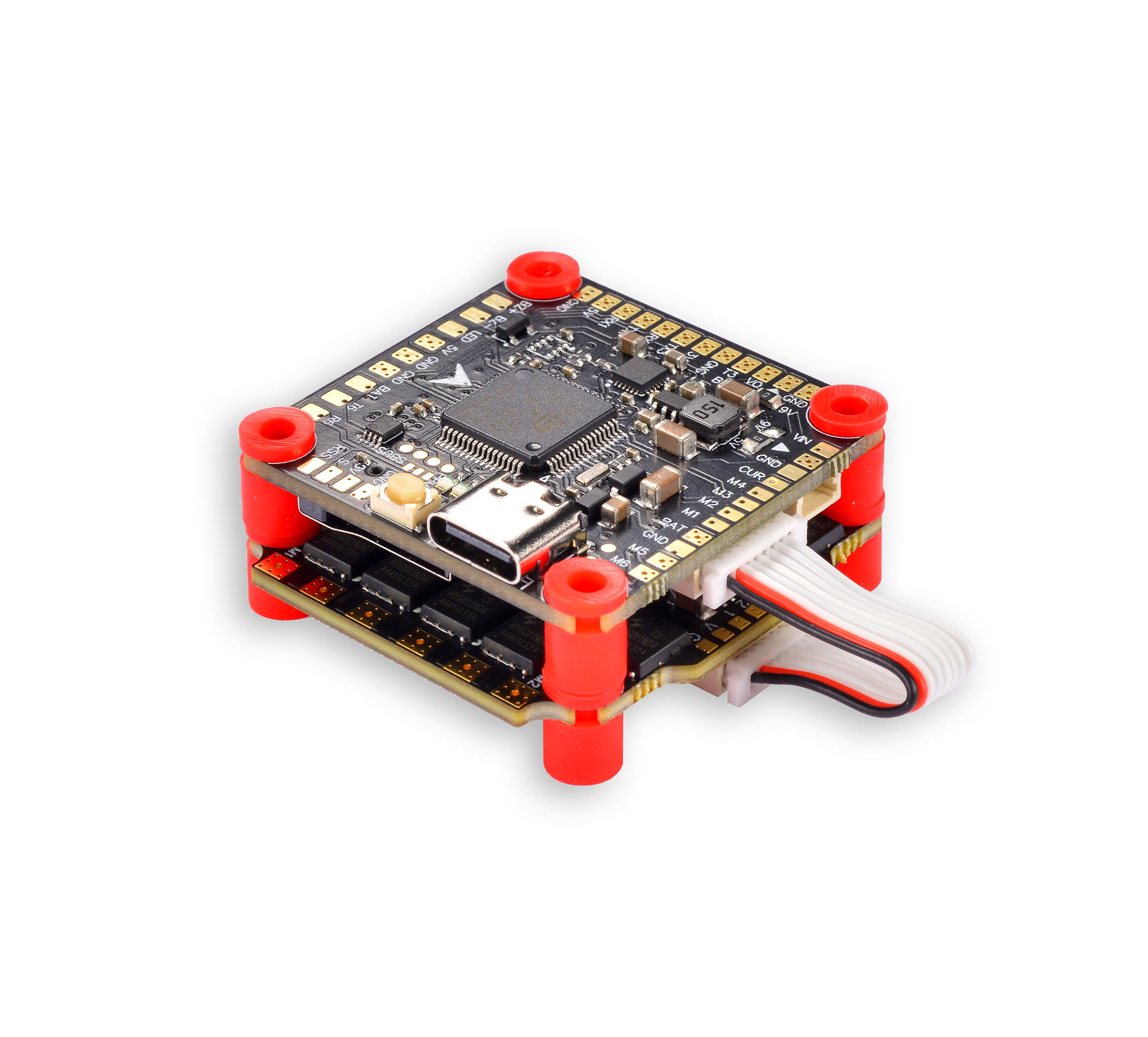 HAOYE RC F405 Stack 4-in-1 60A ESC F4 V3S FC OSD 2-6S Flight Controller 30x30mm FPV Drones Kit อุปกรณ์โดรน Drone