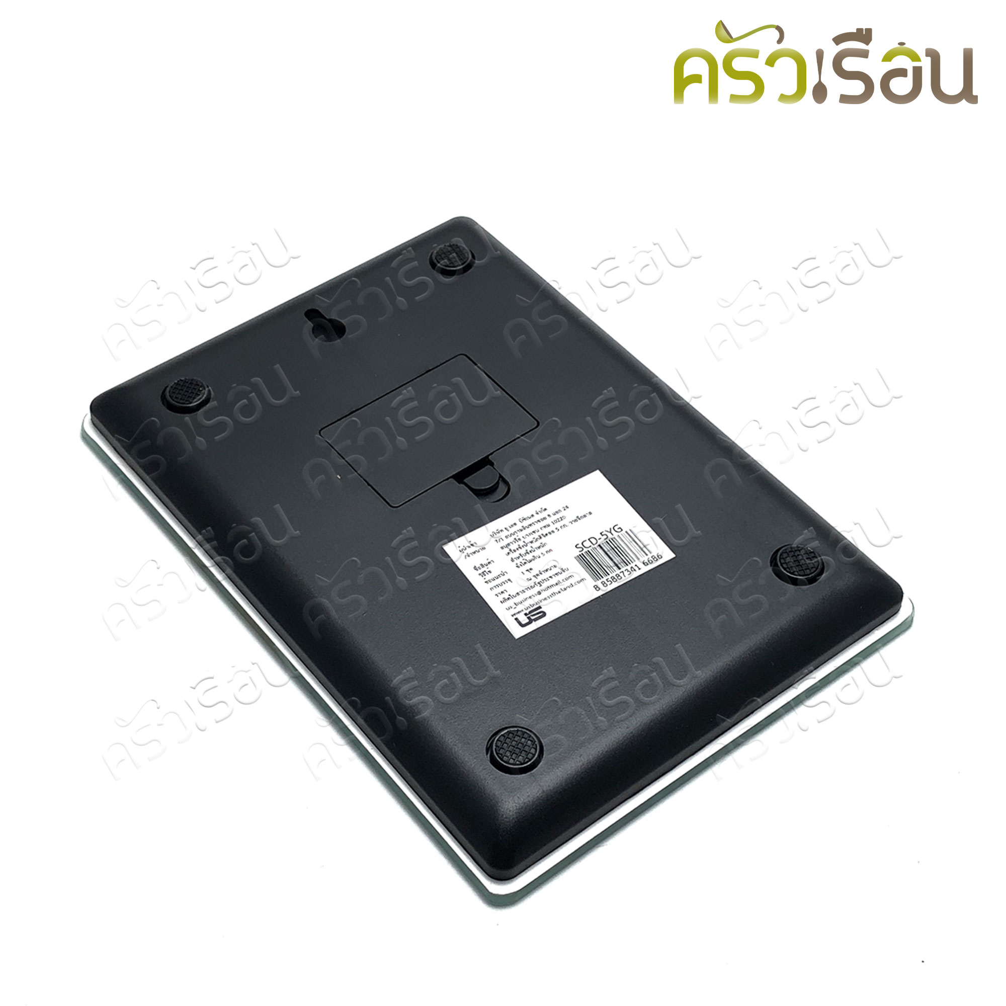 US เครื่องชั่งน้ำหนัก ดิจิตอล ใช้ในห้องครัว 5 กก. 14.5 x 20 x 2 ซม. วายจีกลาส SCD-5YG เครื่องชั่ง Digital กิโล ตาชั่งดิจิตอล