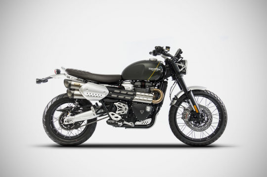 ท่อ ZARD SCRAMBLE 1200 SLIP ON ปลายคาร์บอน