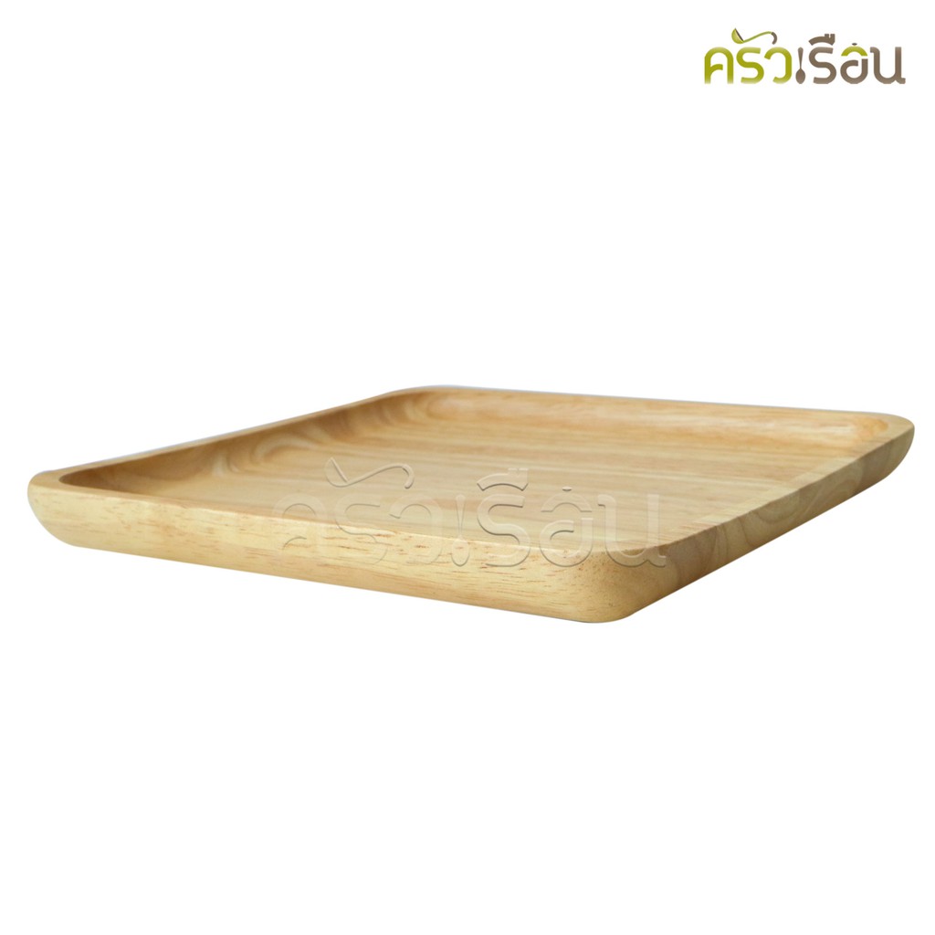 CMG square wooden tray 8 x 8 inches [20 x 20 cm.] wooden plate