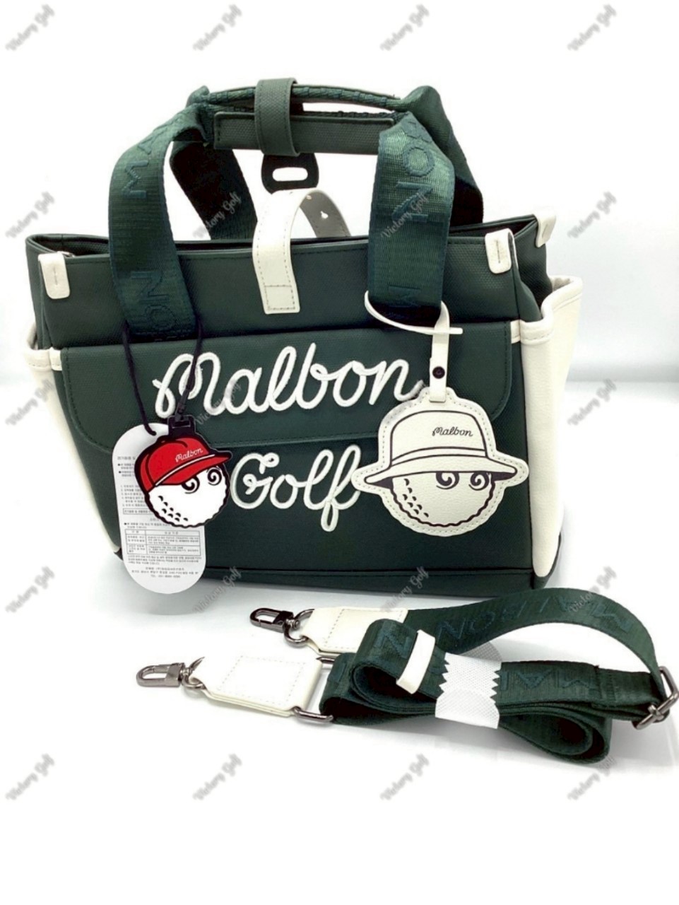 Hand bag Malbon Golf กระเป๋าถือสำหรับผู้ขาย และผู้หญิง (+Strap)