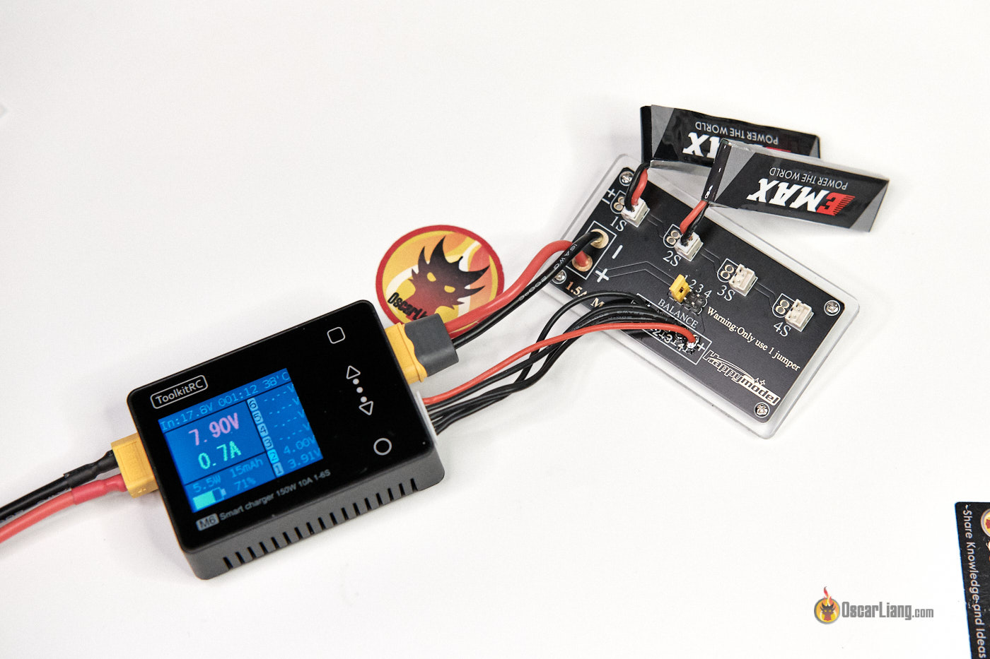 Happymodel 1S Balance Charging Board 4 in 1 อุปกรณ์โดรน Drone Charger