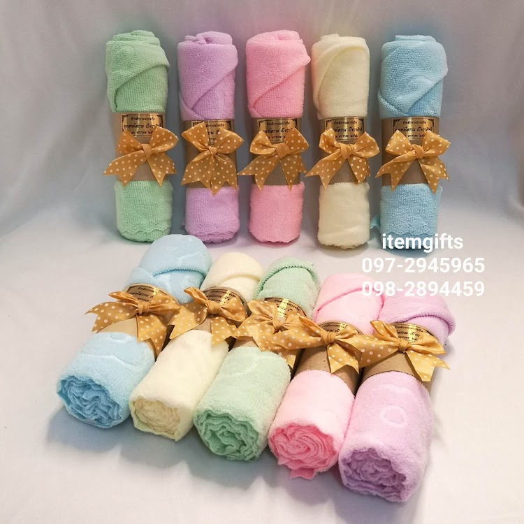 ของชำร่วยผ้านาโน ผืนยาว ขนาดเช็ดผม