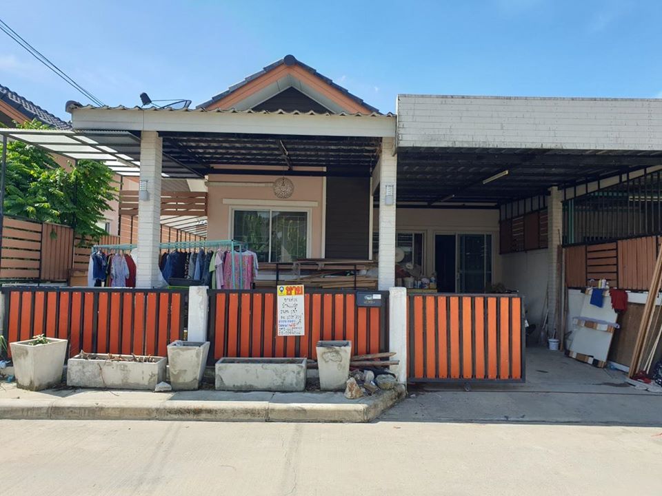 ขาย บ้านแฝดชั้นเดียว หมู่บ้านทรัพย์ธานี3 (รหัสทรัพย์ 202049) ซอย 5 ต.ลำผักกูด อ.ธัญบุรี จ.ปทุมธานี