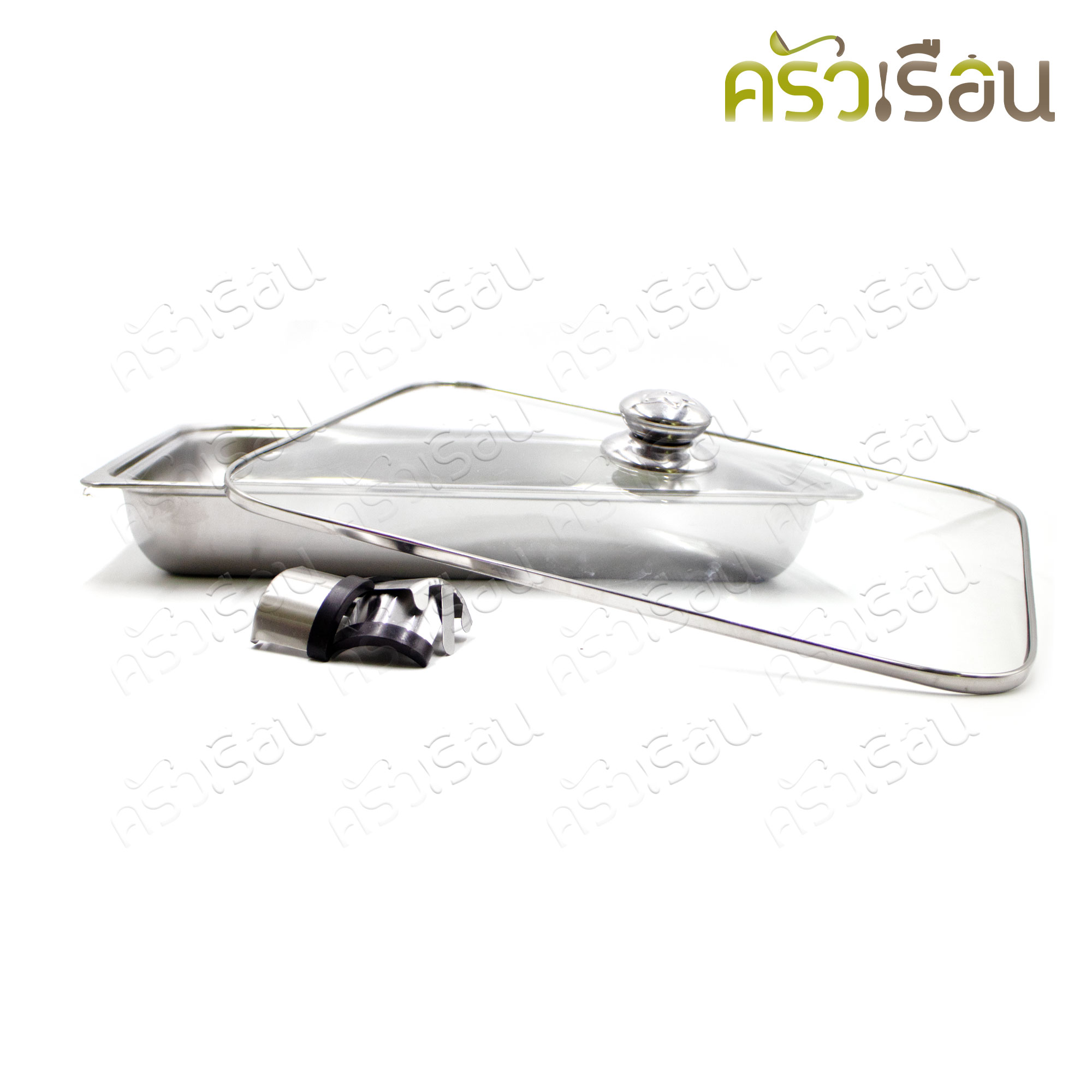 FOFO ถาดอาหาร ฝาแก้ว ขาตั้งถอดได้ ขนาด 29 x 41 x 5.2 ซม. ตราโฟโฟ SA603A