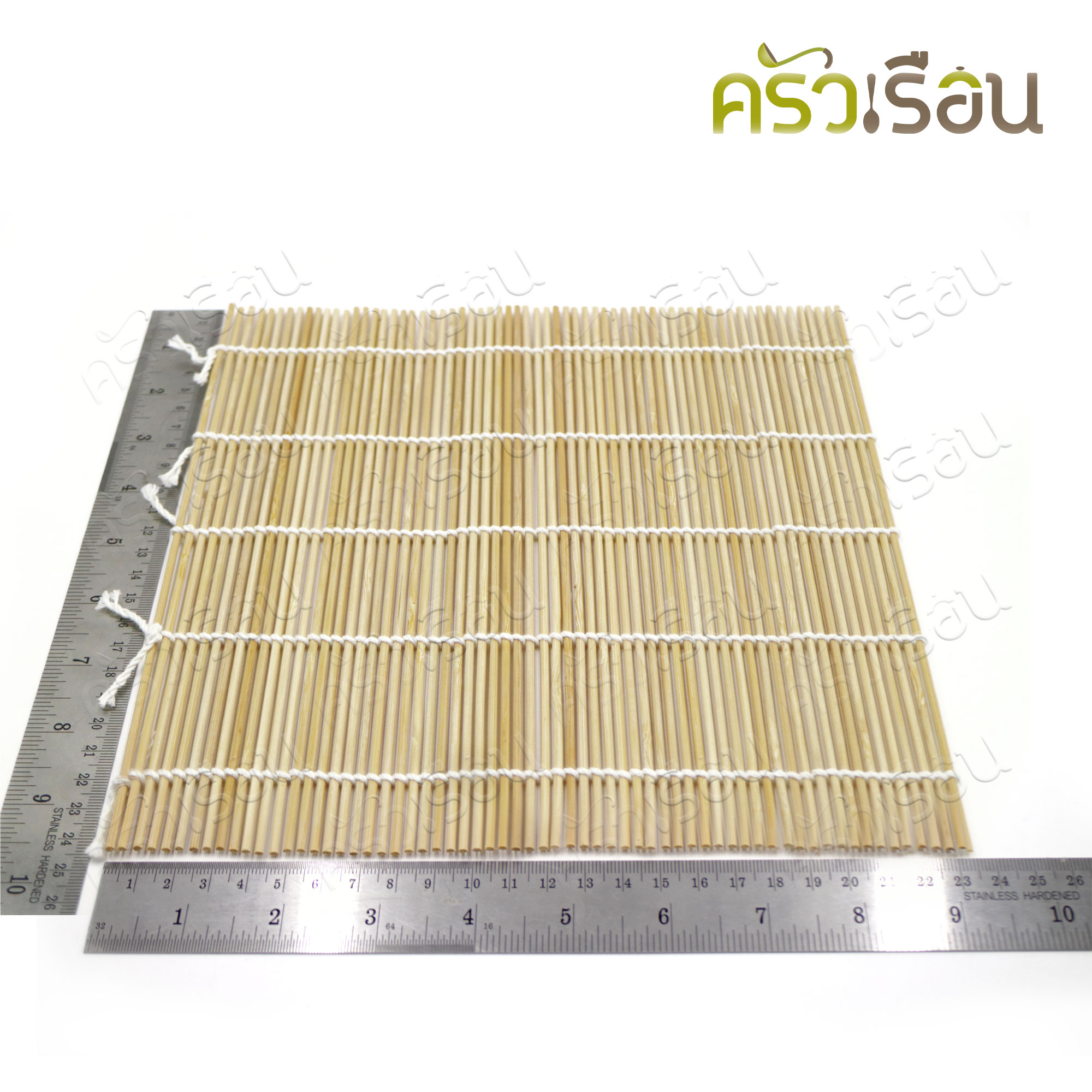 US แผ่นไม้ไผ่ม้วนซูชิ 24 x 24 ซม. MTS-300 เสื่อม้วนซูชิ