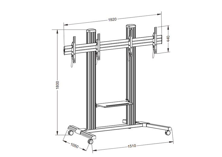 CNXD T016-2SC Video Wall Stand