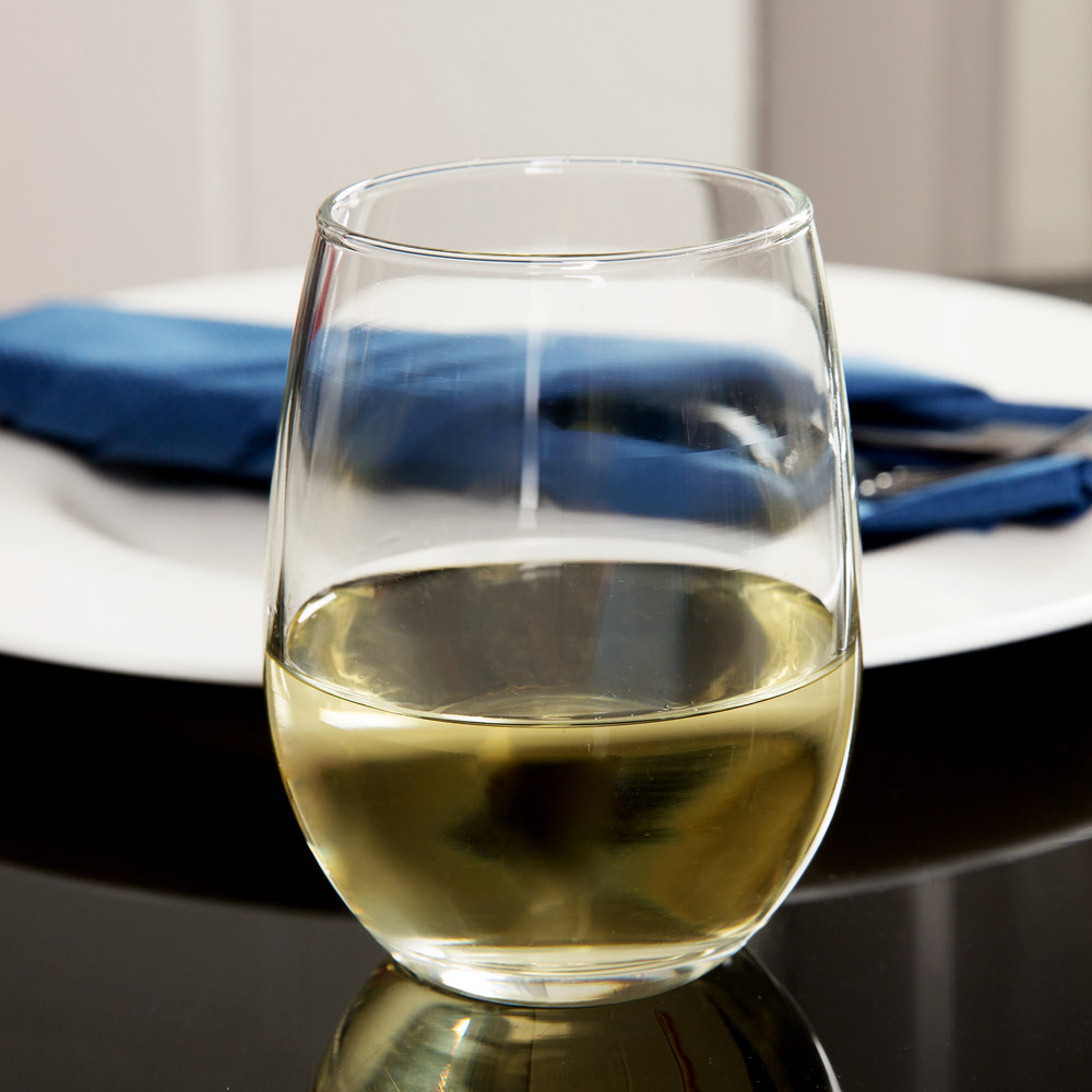 เช่าแก้ว USA Libbey แก้วน้ำแฟนซี แก้วค็อกเทล / Stemless wine 17 oz./ 500 ml (221)