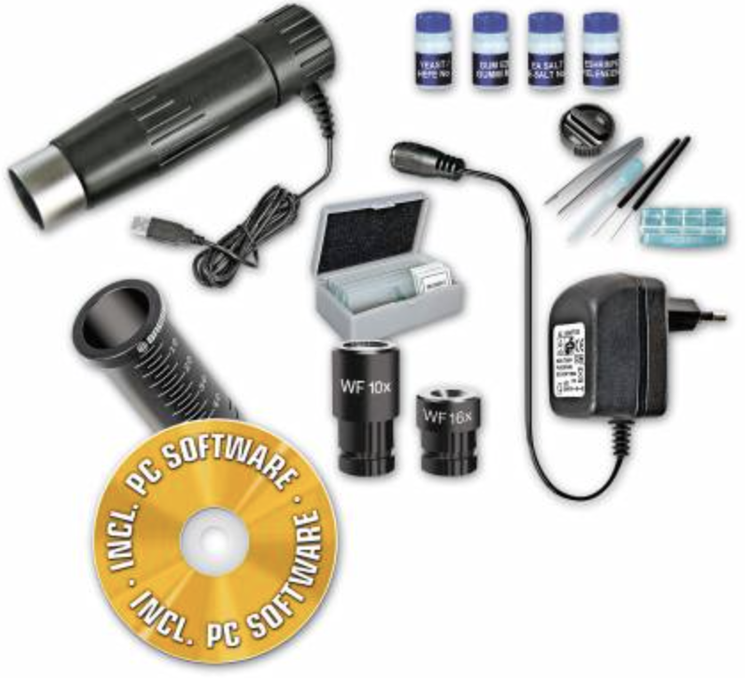 Bresser Microscope Set Junior 40x-1024x (พร้อมกล่อง)