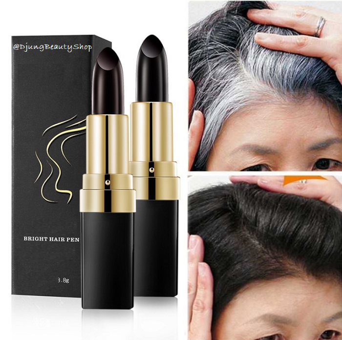 ลิปสติกปิดผมขาวแบบแท่ง Cover Grey White Hair Touch Up Hair Color Lipstick
