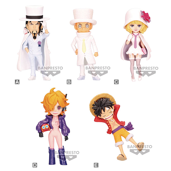 Banpresto (ครบ Set 5 กล่อง) WCF One Piece World Collectable Figure - Entering New Chapter 4983164892161 (Figure)