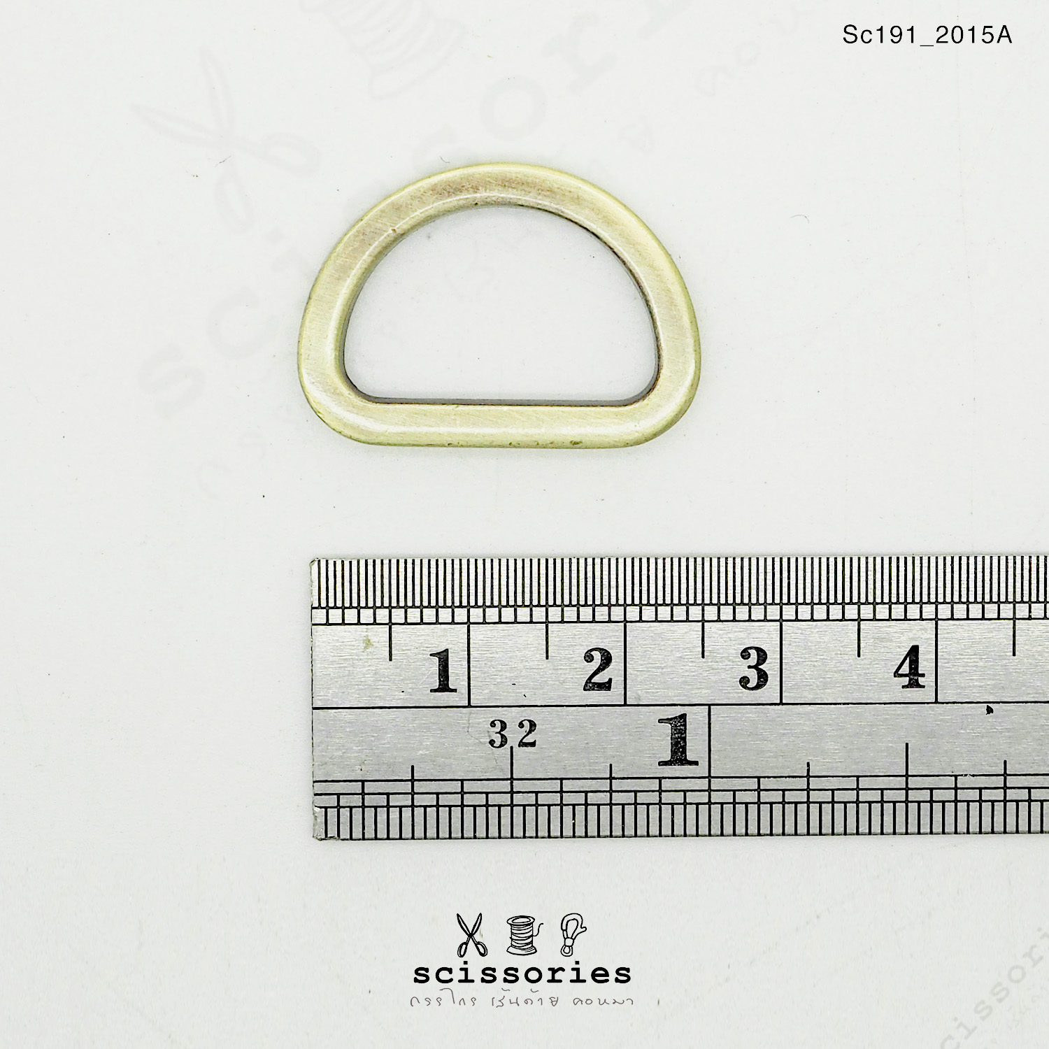 ตัวดี 1.8 cm 6 หุน สีเหลืองปัด/2ตัว