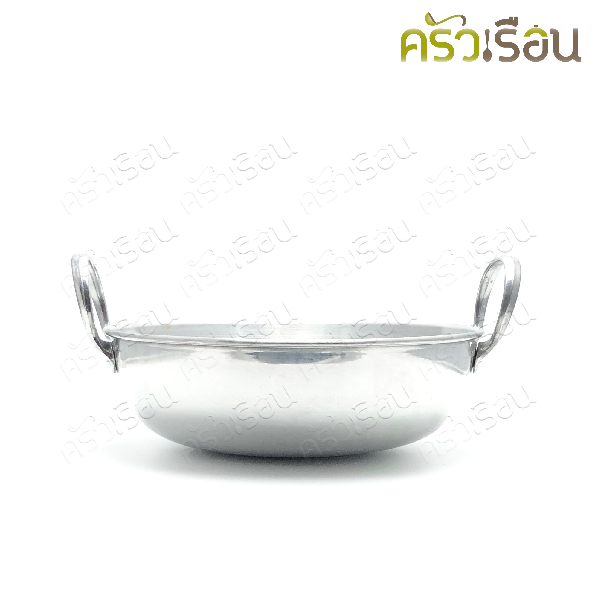 ตราอูฐ กระทะหูแขก อลูมิเนียม อย่างหนา [ กระทะใบบัว ]