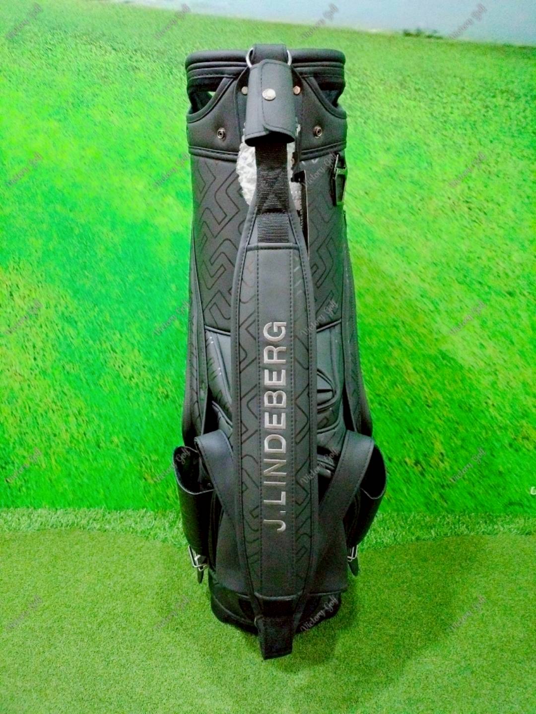 Golf Bag J.LINDEBERG ( PU Material ) 9.5 Black Color