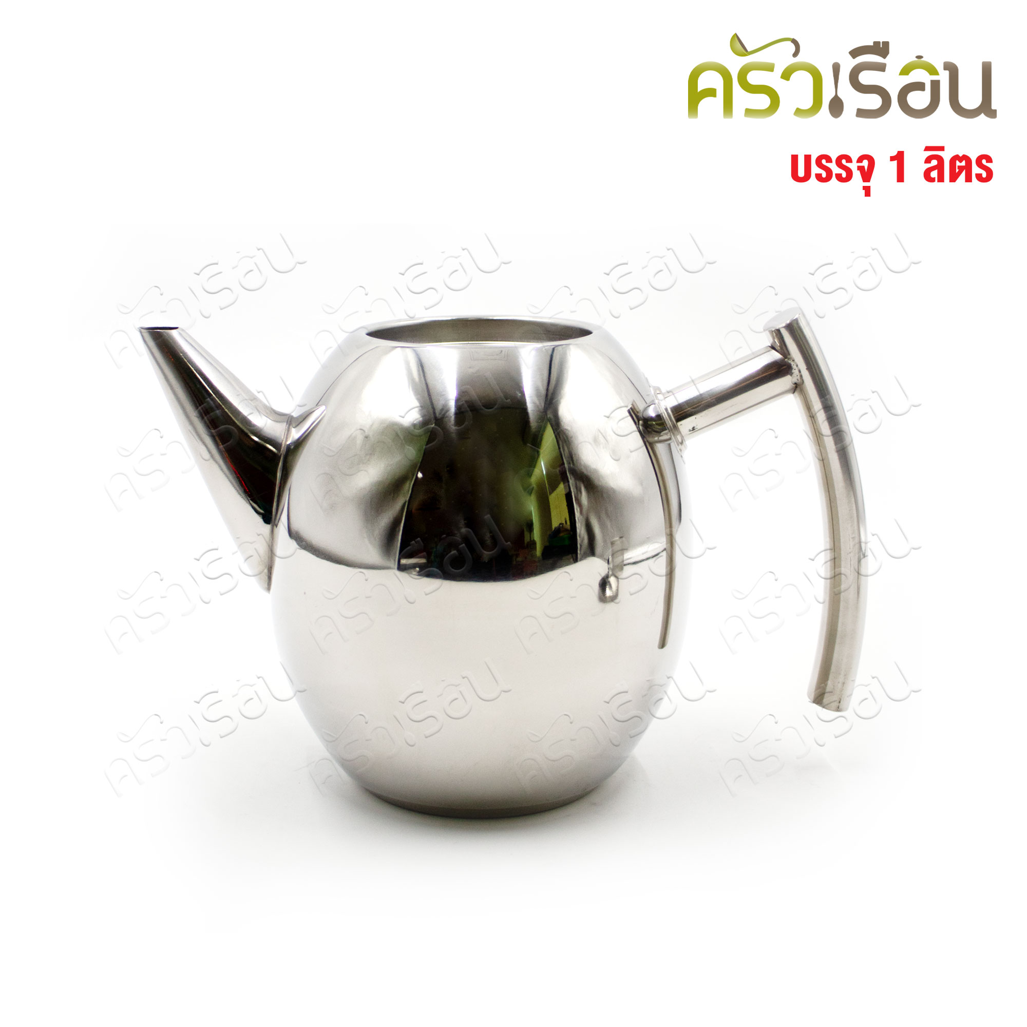 กาน้ำชา สเตนเลส + ที่กรองชา 1 ลิตร DF-163