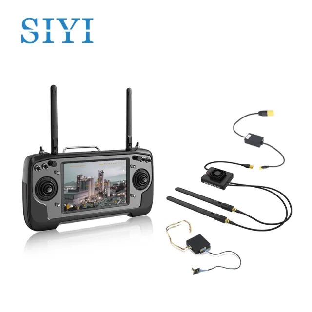 SIYI MK32 Ground Station Smart Controller with 7 Inch HD LCD Touchscreen Full HD Digital Image 4G RAM 64G ROM 15KM Range