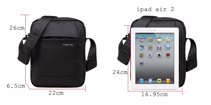 กระเป๋าสะพายข้าง กระเป๋าเป้ TIGERNU T-L5108 สีแดง