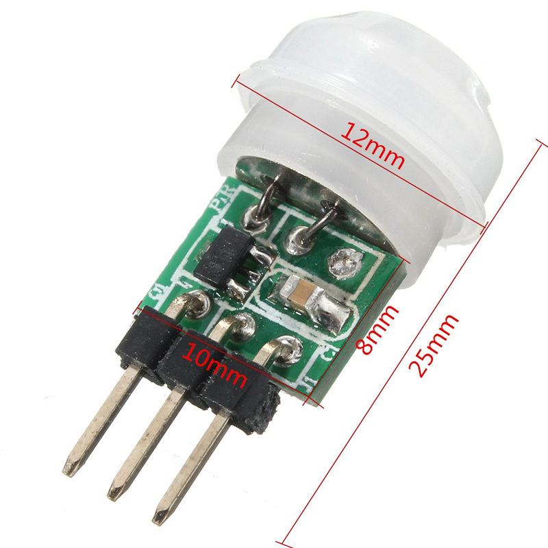 Mini IR Infrared Pyroelectric PIR Body Motion Human Sensor Detector Module